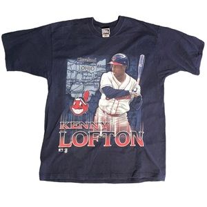 1997 Lenny Lofton pro player shirt